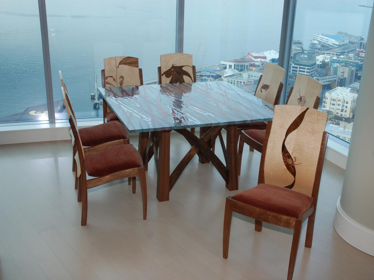Barton Dining Table with Lopez Chairs