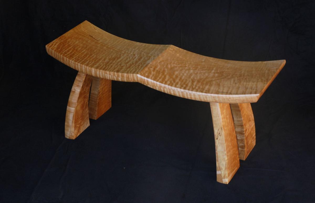 Wind Swept Bench for Two