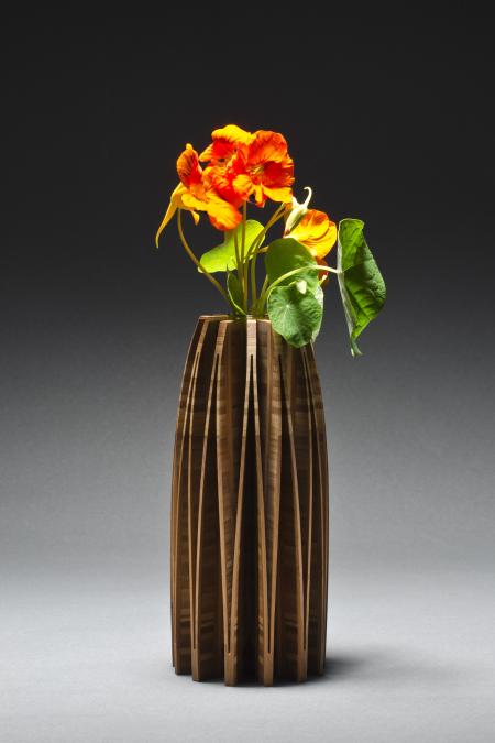Orchid Wooden Vase