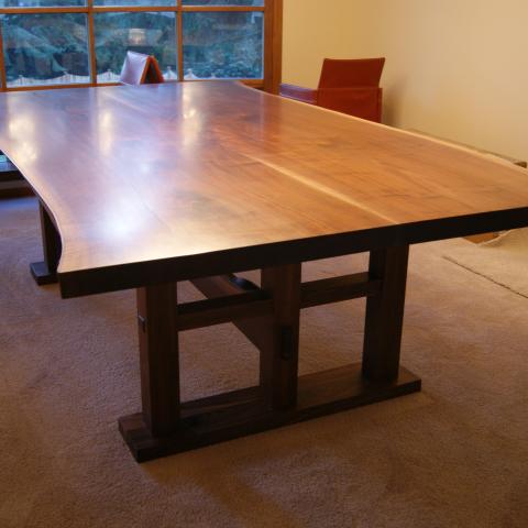 Natural Edge Dining Table 