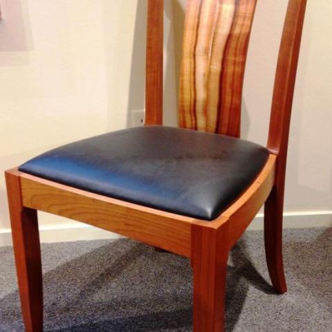 Star Pattern Side Chair 