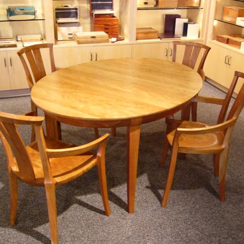 Small Maple Dining Table (shown with Neo Contemporary chairs)